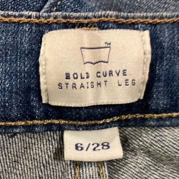 Levi’s San Francisco Bold Curve Straight Leg Blue Jean 28​​ - Picture 11 of 11